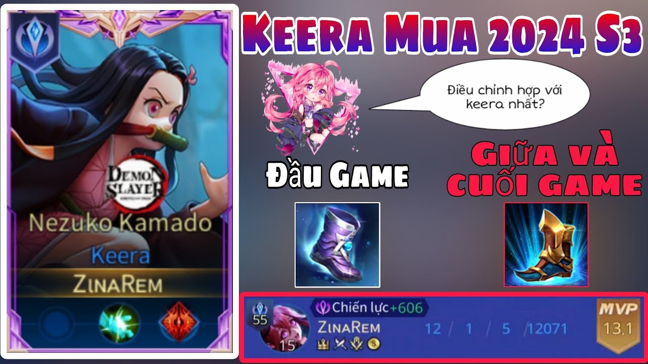 Keera Mùa 2024 S3 Với Sự Điều Chỉnh Về Trang Bị Keera Sẽ NTN | Lối Chơi Ganh TOP Đầu ✓