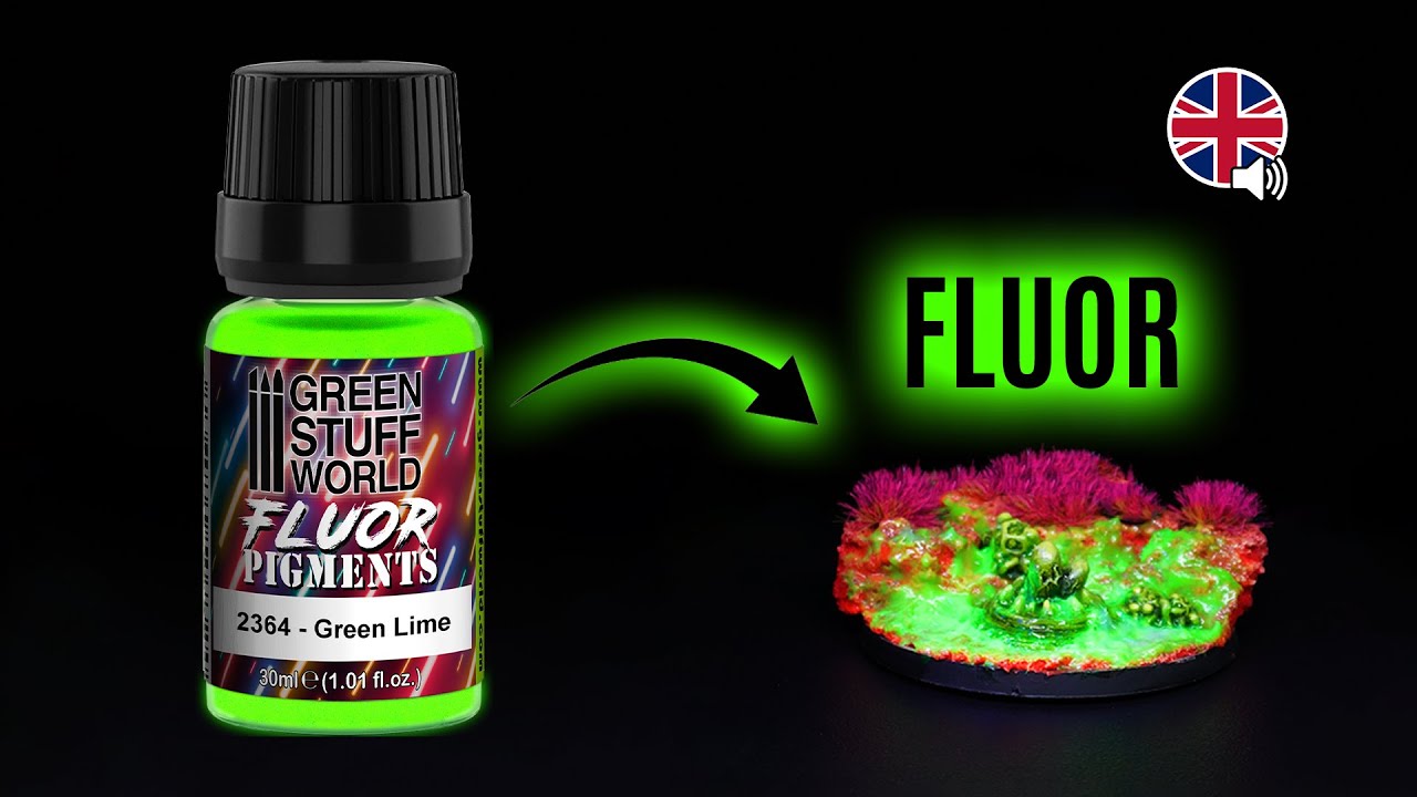 Base for Miniatures with Fluor Pigments