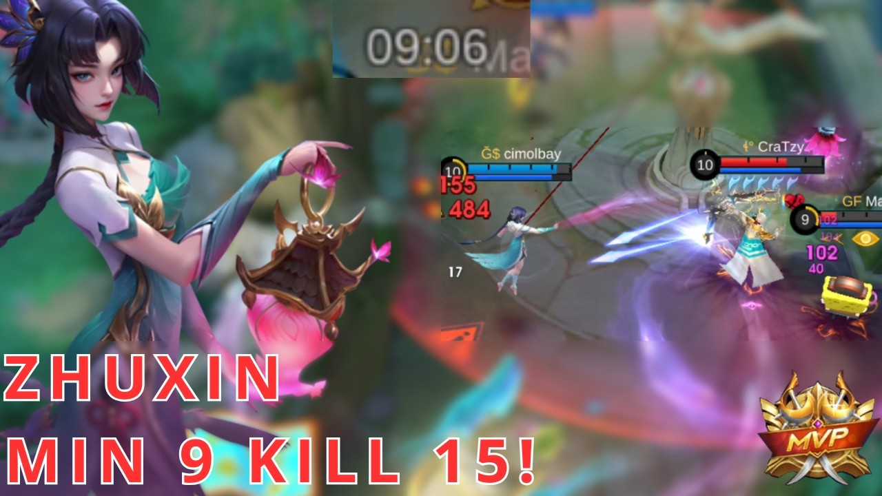 INSANE ZHUXIN GAMEPLAY! 15 KILLS IN 9 MINUTES!