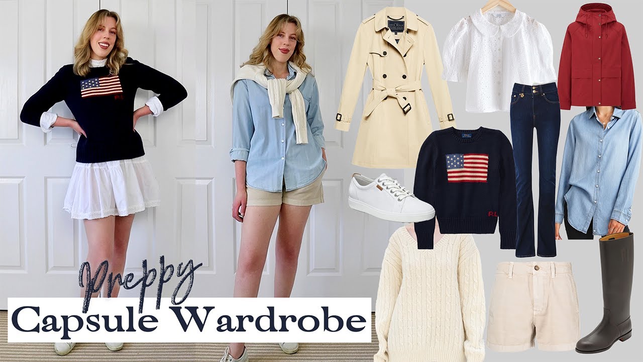 How to create a PREPPY CAPSULE WARDROBE 🧥