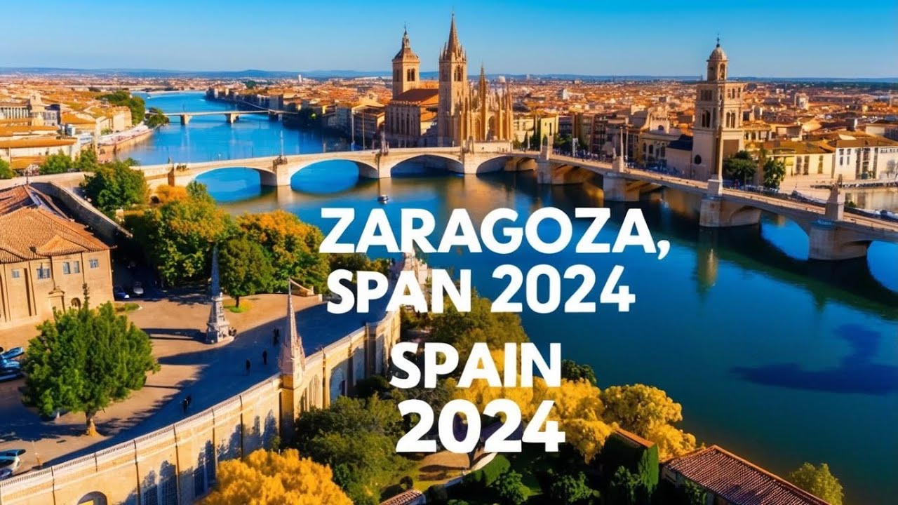 Испания   Сарагоса  город а Испании (Арагон)   2024 #испания