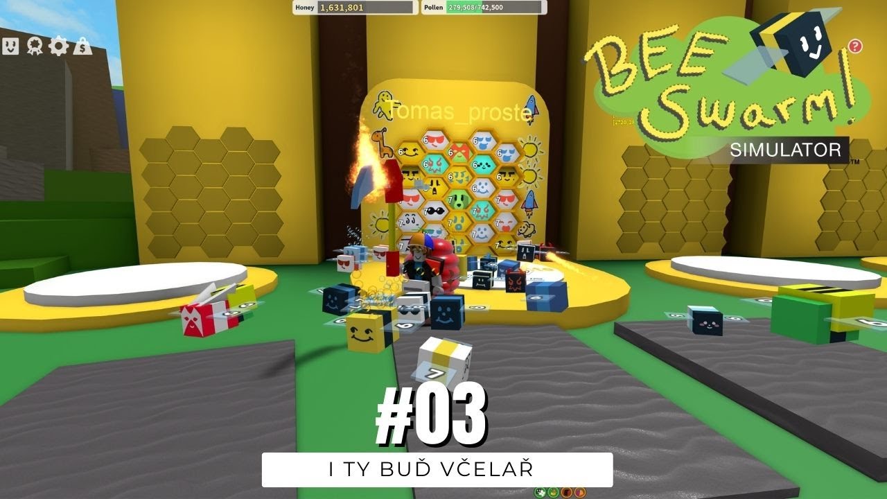 🐝 Tutorial - Další rady do začátku┃Nová oblast pro 35 včel┃# 03┃Bee Swarm Simulator
