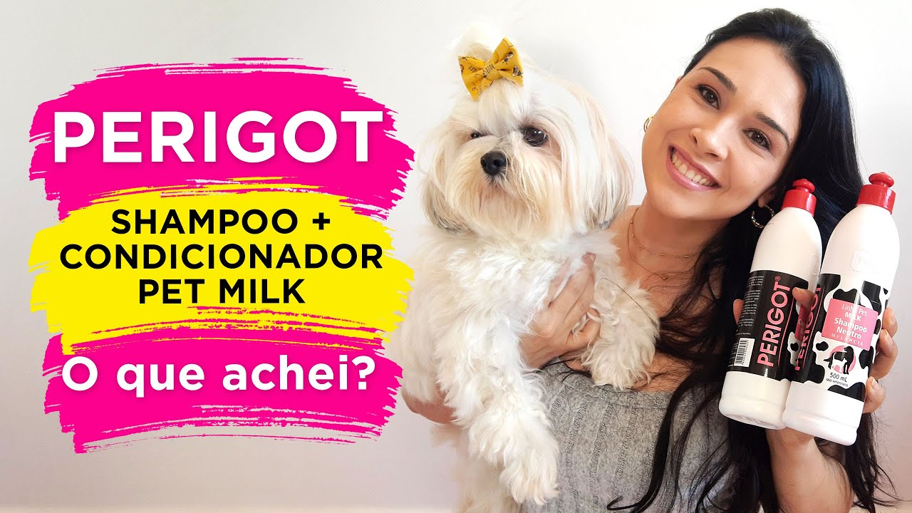 Shampoo e Condicionador PERIGOT - Linha Pet Mink Melancia - O que achei?