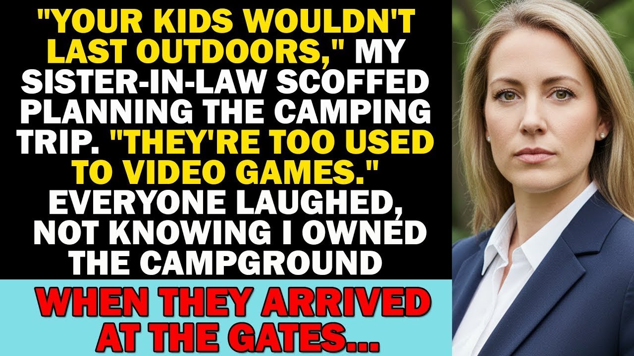 My Sister-in-Law Banned My Kids from the Family Camping Trip—The Property Deed Changed Everything...