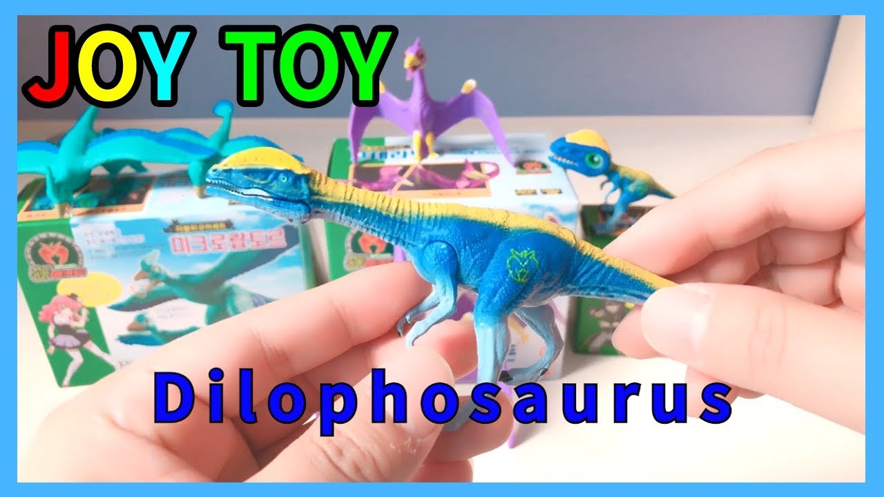 Learn dinosaur names, colors, and numbers. 1~9, Dilophosaurus, Microraptor,Pteranodon | JoyToy