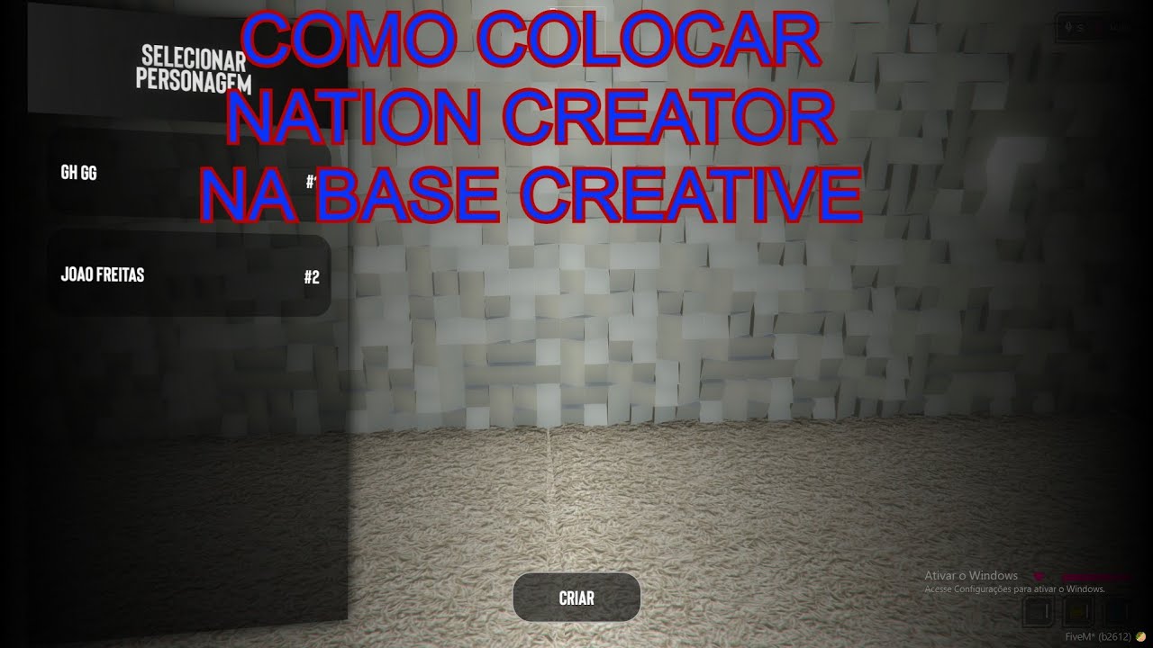 [FIVEM] COMO COLOCAR NATION CREATOR BASE CREATIVE