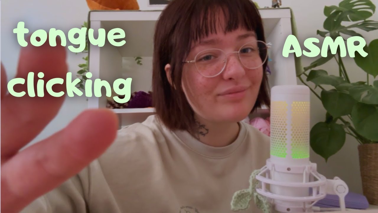 ASMR Tongue Clicking & Book Tapping | No Talking