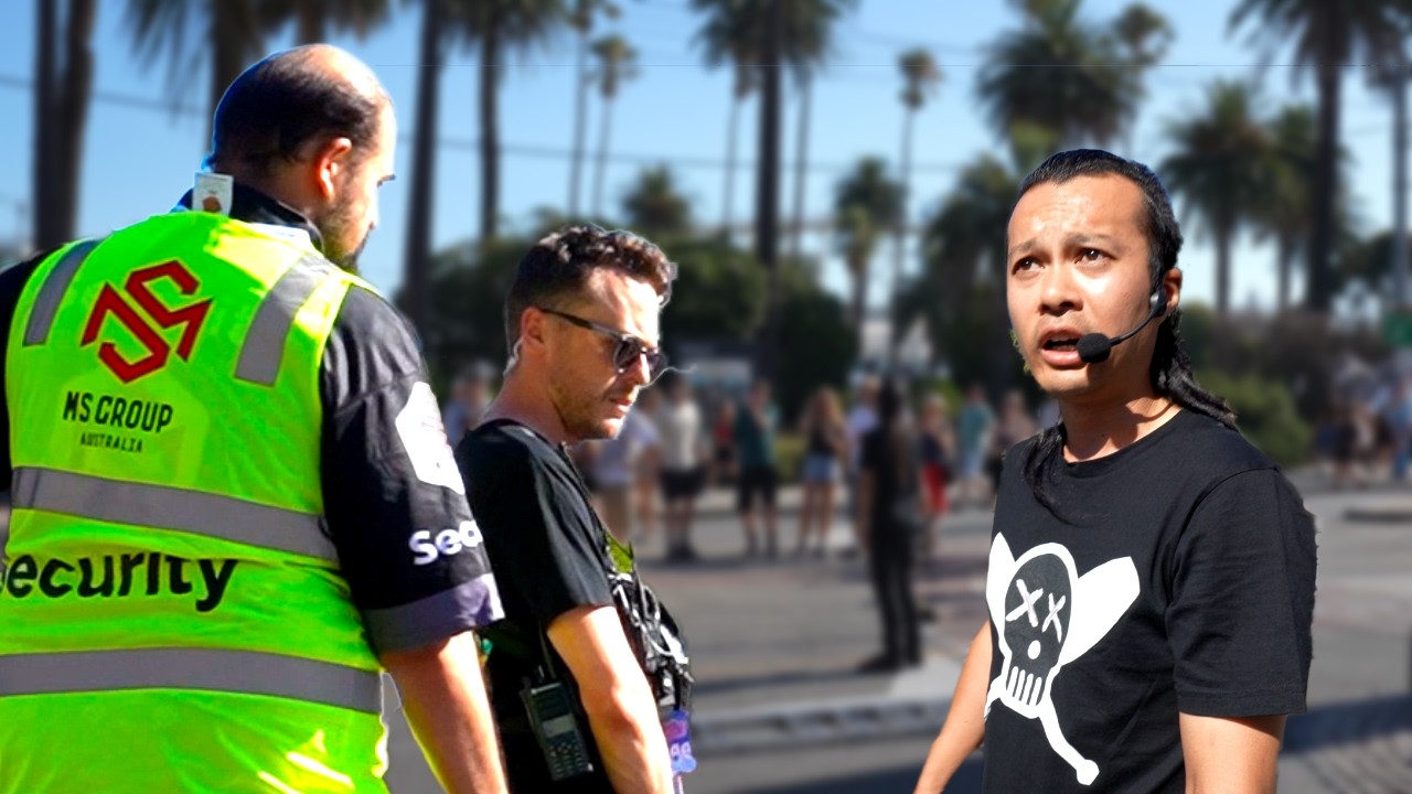 Security VS Buskers! Street Performing in Australia