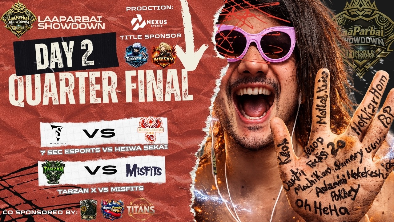 LaaParbai Showdown | OFFICIAL LIVE TOURNAMENT STREAM || Quarter Finale Day 2