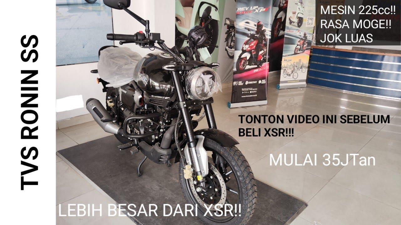 MAU BELI XSR? MENDING TAHAN DULUU!!! TVS RONIN SS 2025 REVIEW | Indonesia