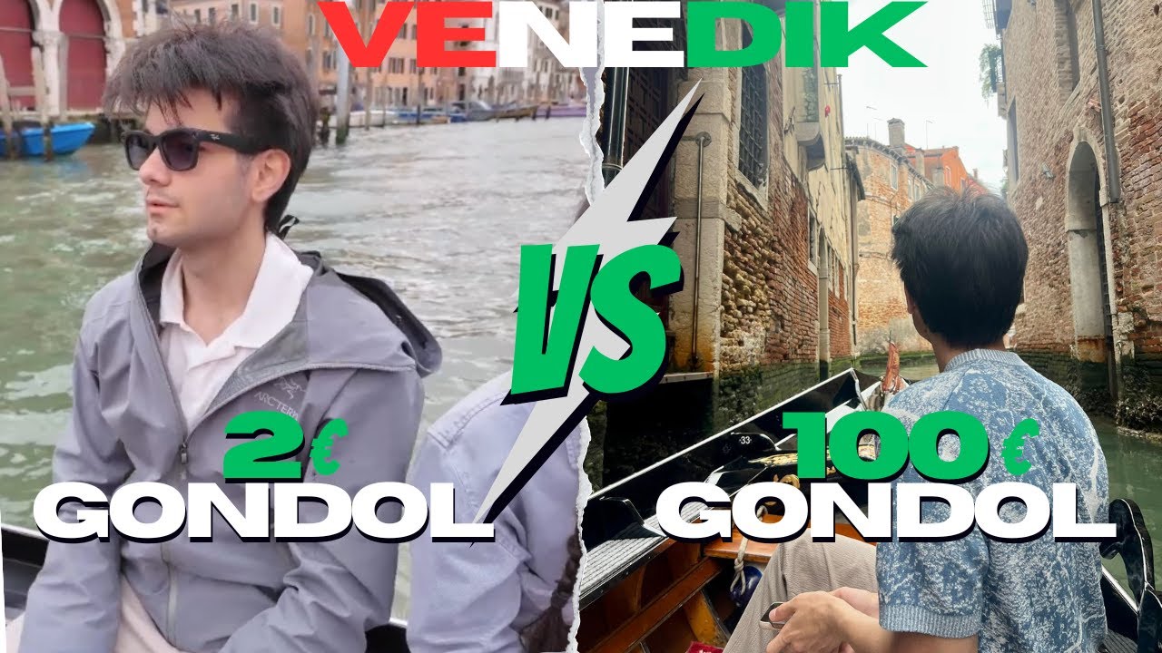 2€ vs 100€ GONDOL DENEYİMİ! VENEDİK’TE HANGİSİ GERÇEKTEN DEĞER?