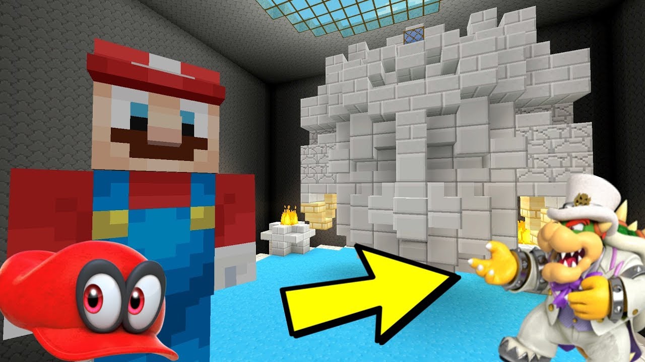 Minecraft Switch - Super Mario Series - MARIO VS FLOATING HEAD [BOSS BATTLE] [229]