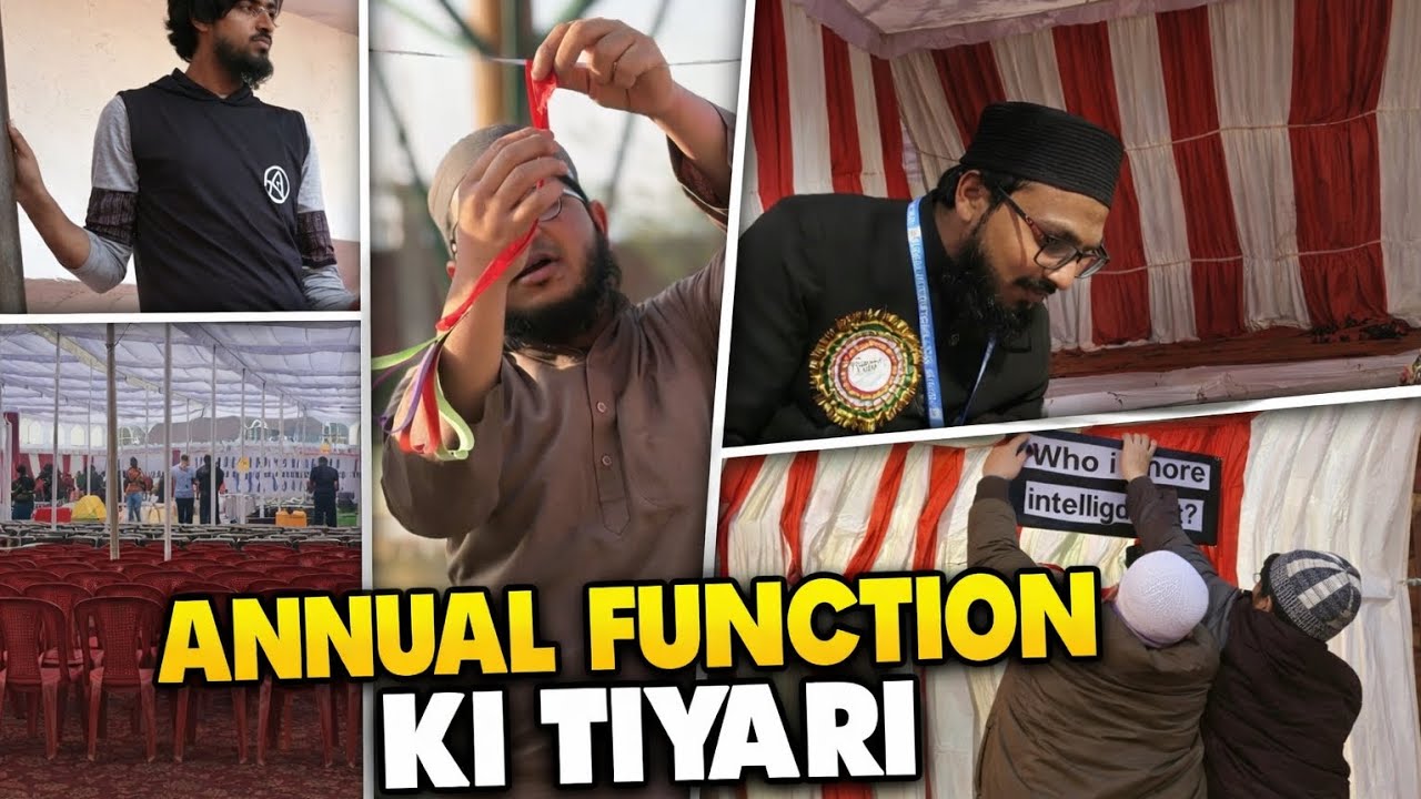 Annual function ki Tayyari [Decoration By AIS Teachers]#abulhasanaligarh  #annualfunction  #alig