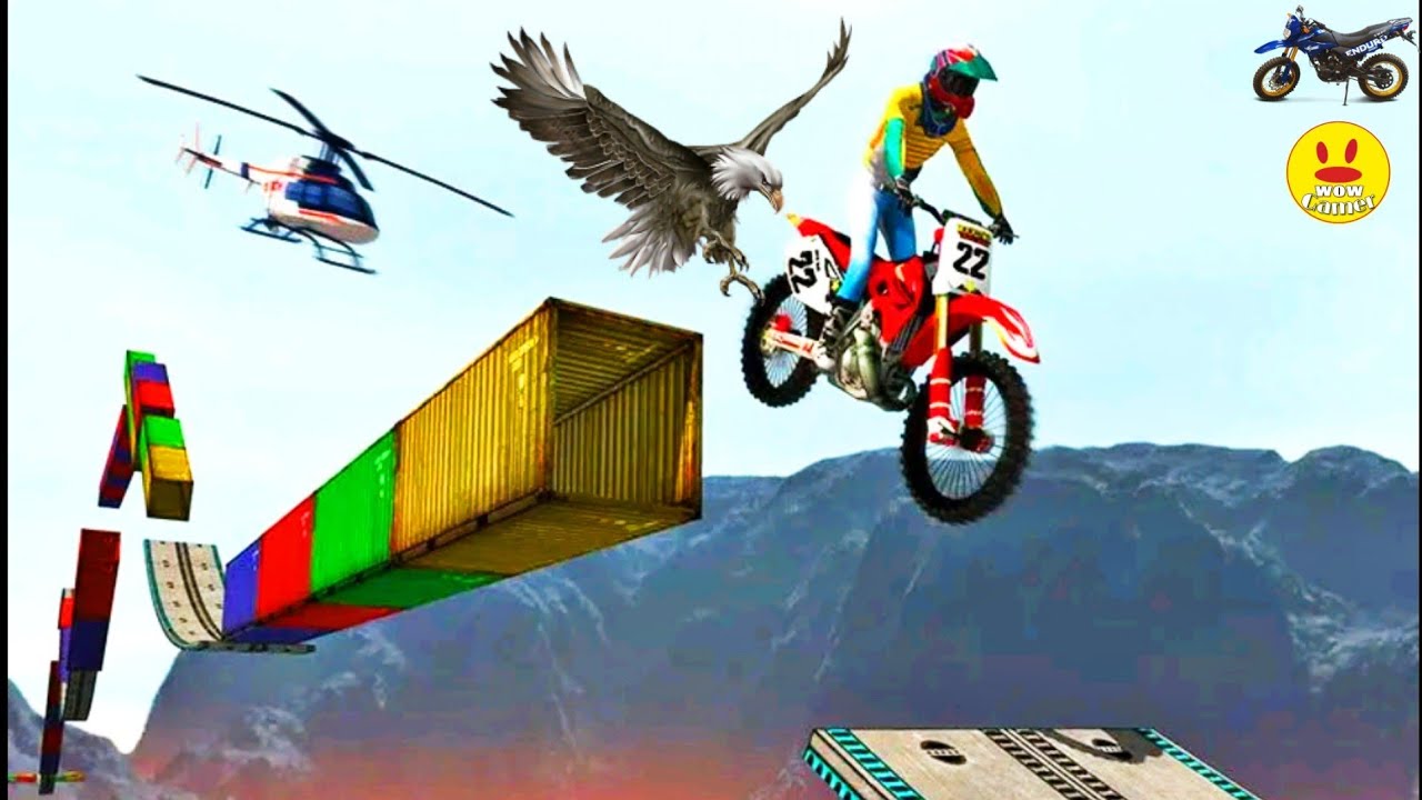 Impossible Motor Bike Tracks II Motorcycle Game 🏍️ II 40 Mins Gameplay