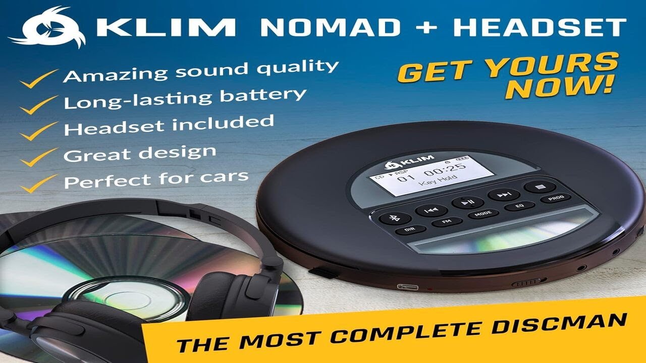 KLIM Nomad - Portable CD Player
