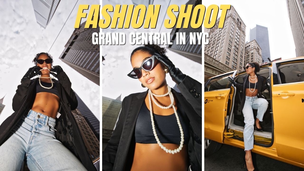 Fashion Shoot at Grand Central Station with Bárbara Solórzano Shooting Off Camera Flash