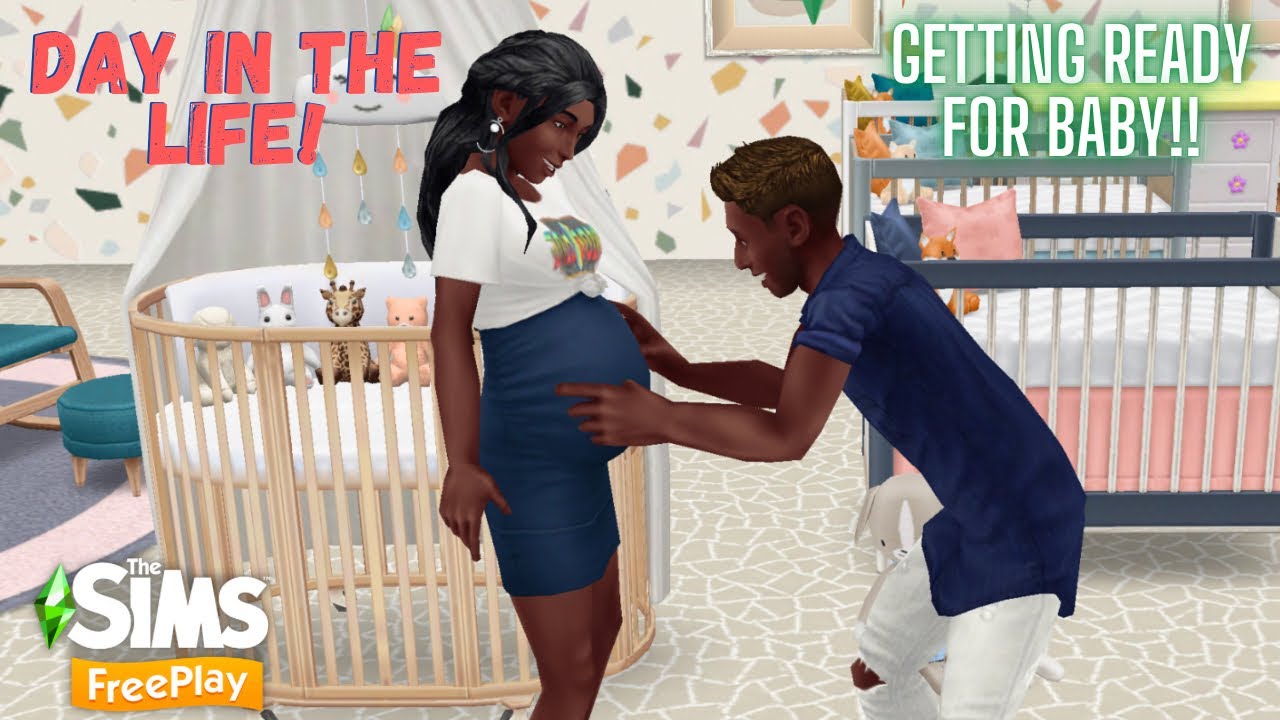 Sims Freeplay | Day in the life while pregnant & getting ready for baby 🤰🏾