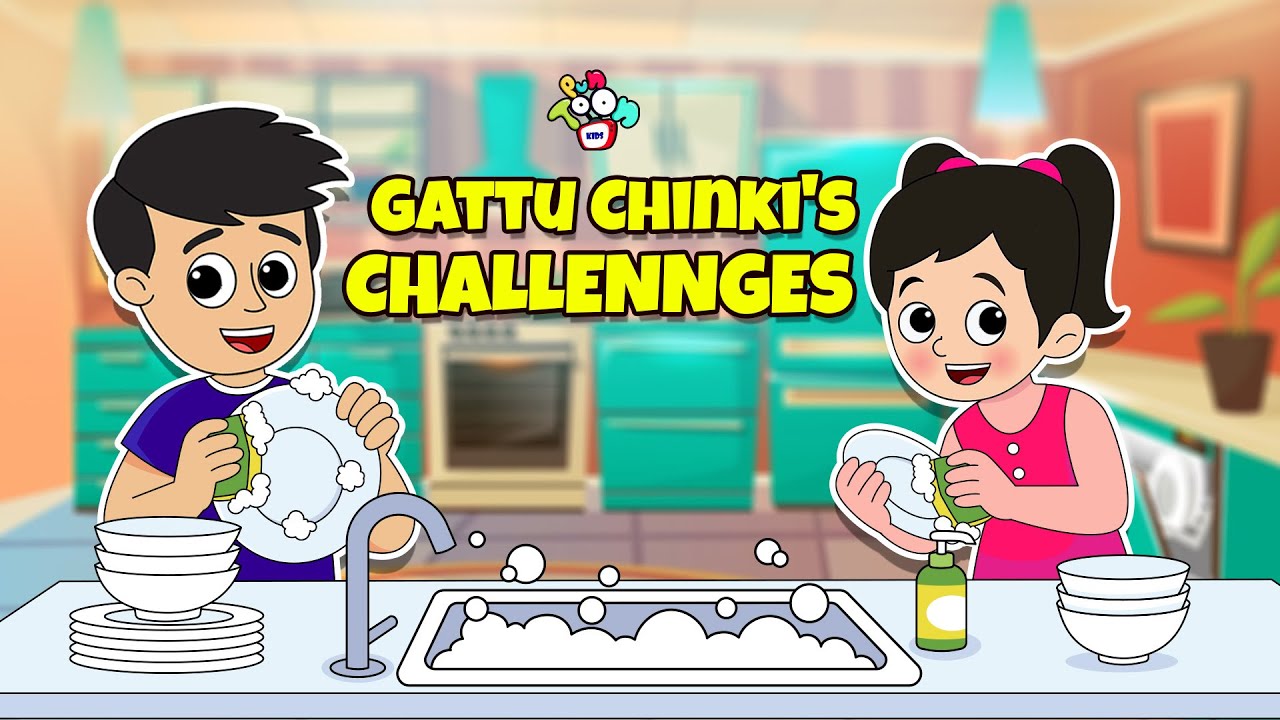 Gattu Chinki's Challenges | Animated Stories | English Cartoon | Moral Stories | PunToon Kids