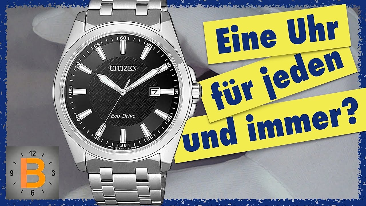 Die SORGLOS-Uhr für JEDE GELEGENHEIT - Citizen BM7108-81E