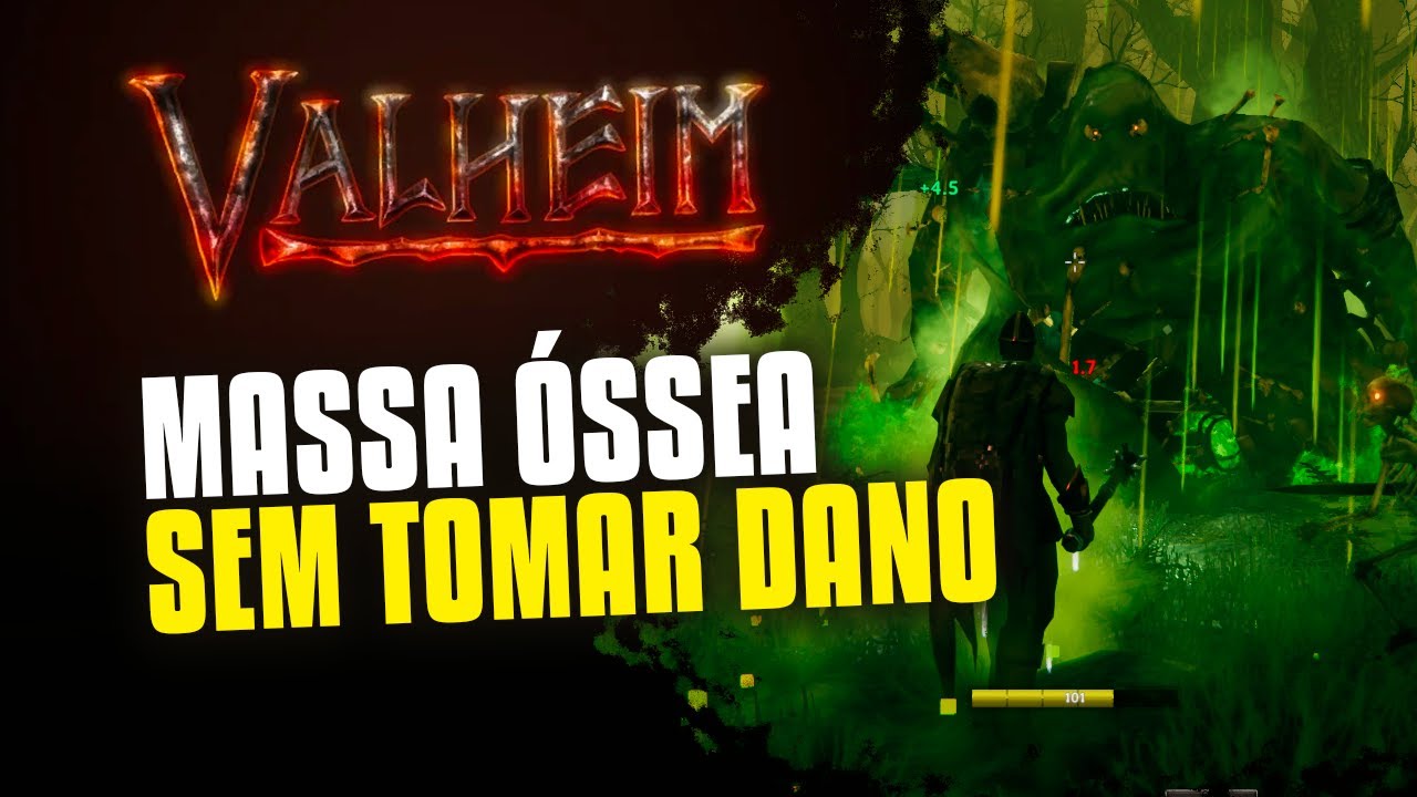 Como enfrentar o Boss do Pântano Sem Tomar Dano Massa óssea - Valheim