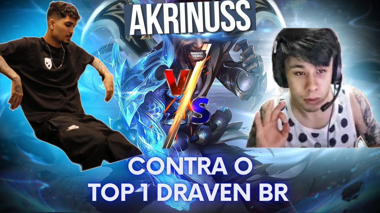 AkrinuSS reagindo ao Draven do DHENR1