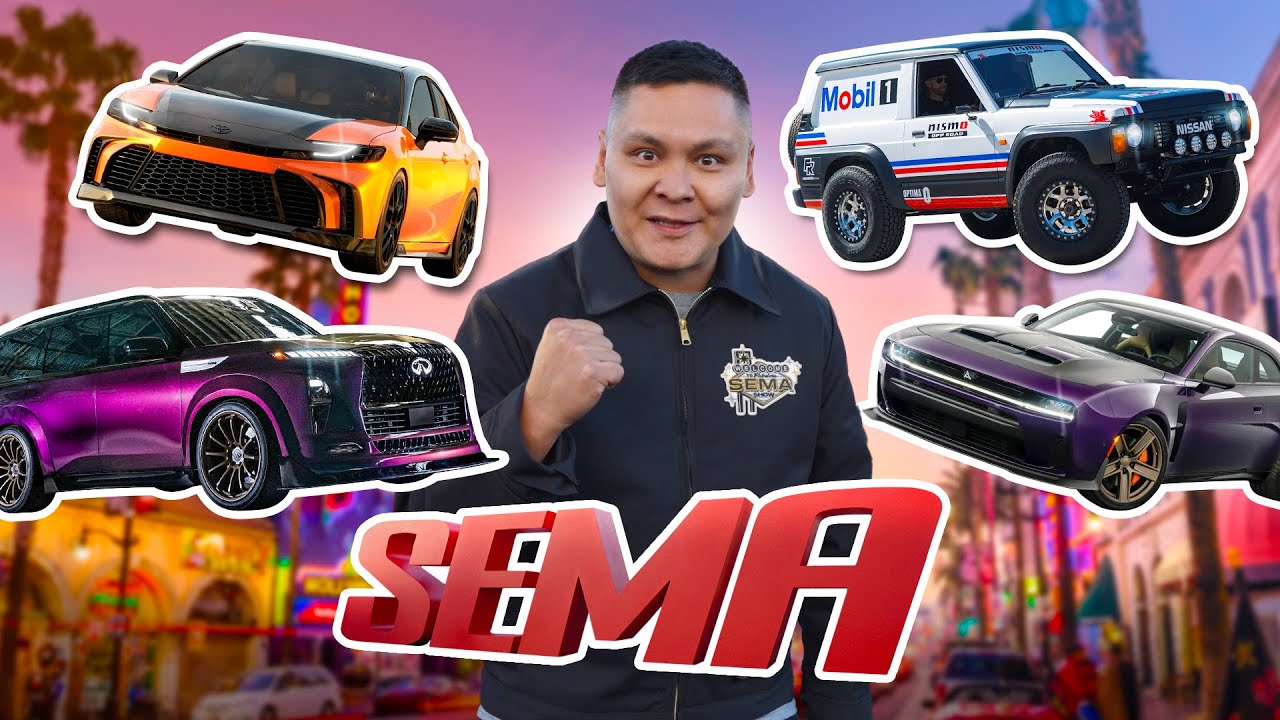 SEMA 2025. Camry GT-S, Patrol 1000 ат күші, 17 турбина, Қытай қаптады // Qaz Kolesa.kz