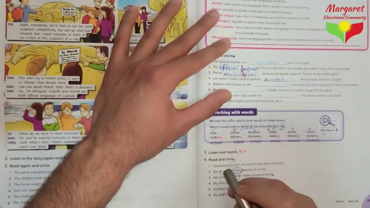 English lesson,  grade 6 ,Unit 🔟, Family and friends
