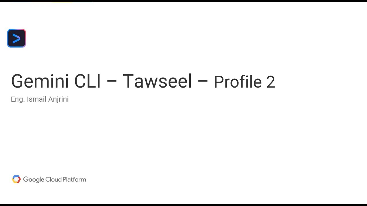 024 - Gemini CLI - Tawseel - Profile 2