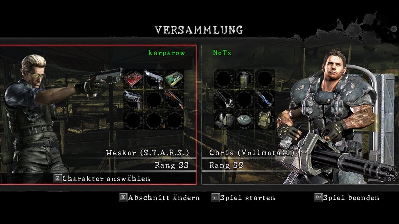 Resident Evil 5 Gold Edition [PC] - Mercenaries United - Public Assembly DUO (Wesker/Chris) [1005k]