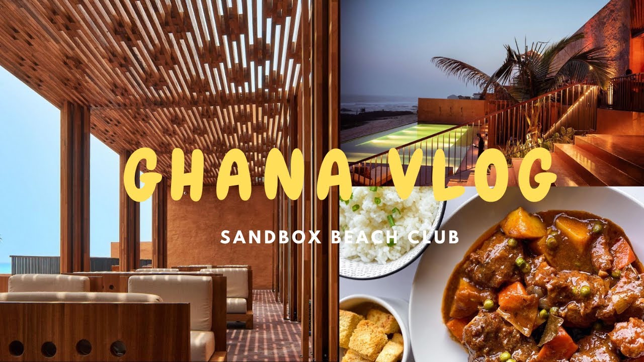 YOU HAVE TO VISIT THIS BEACH RESTAURANT IN GHANA!! BEST RESTAURANT IN ACCRA? | Sandbox Beach