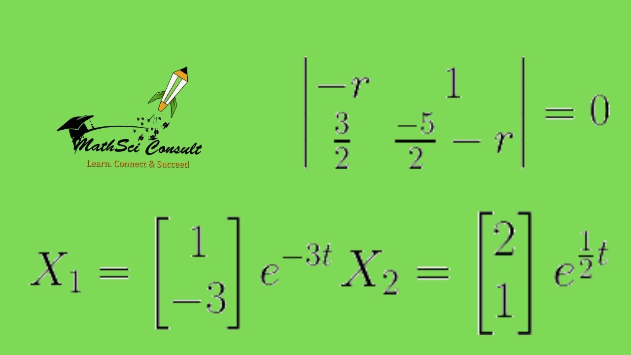 Mastering the Solution of Systems of Differential Equations with Eigenvalues and Eigenvectors (Q2)