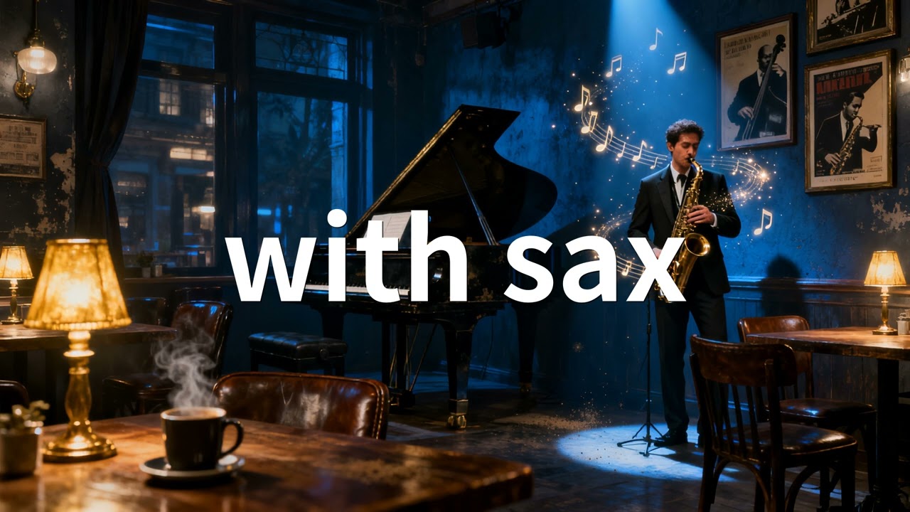 With Sax | 3 Hours Smooth Saxophone Jazz BGM for Cafe & Relaxation