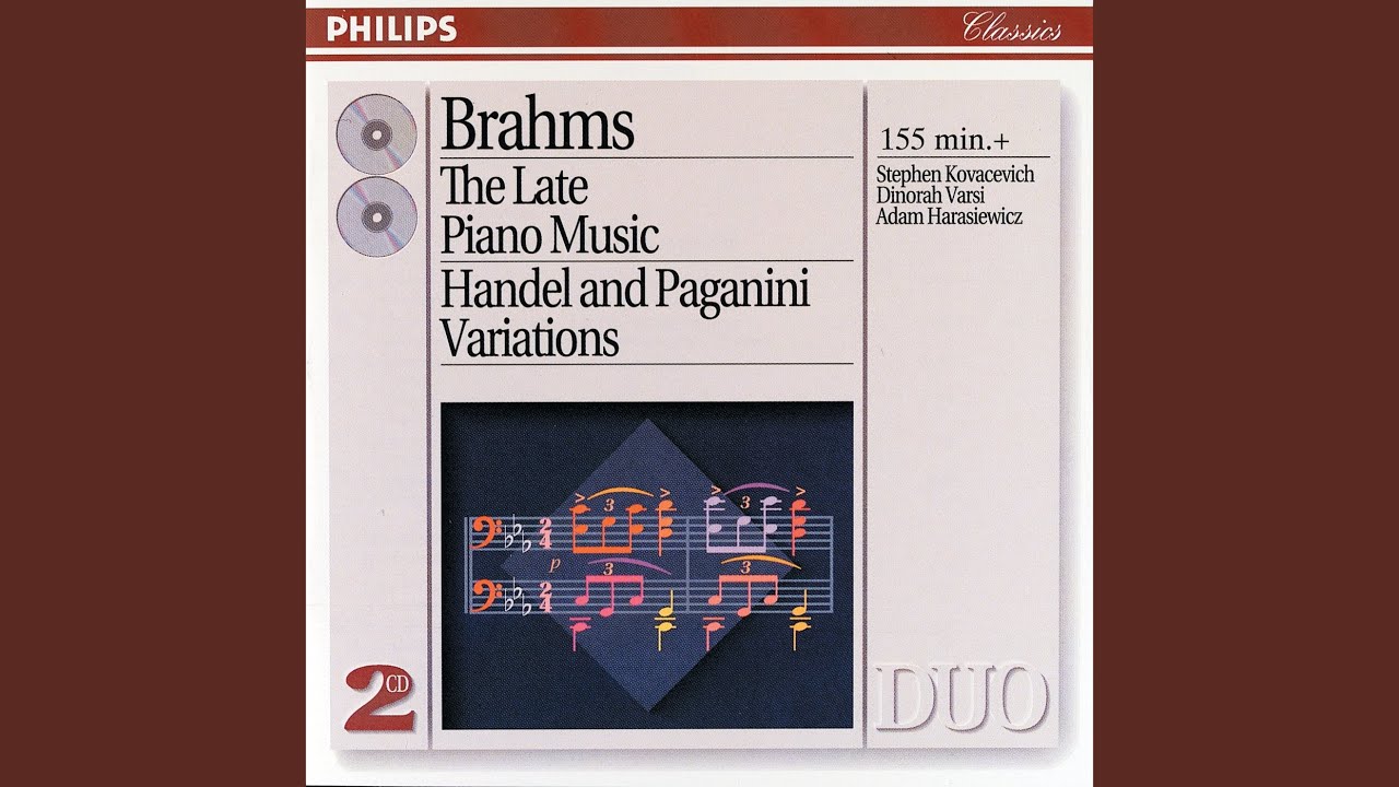 Brahms: 4 Piano Pieces, Op. 119: 4. Rhapsody in E flat
