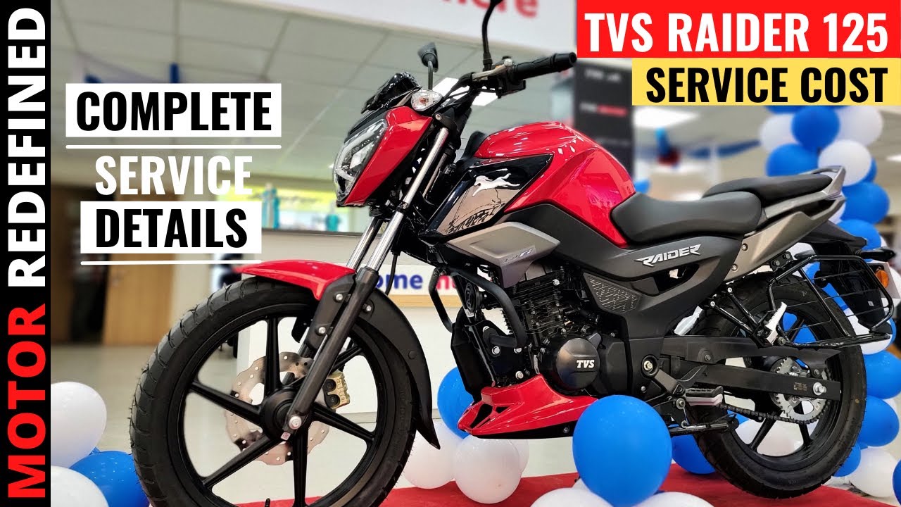 Finally TVS RAIDER 125 Service Cost and Complete Process | Motor Redefined