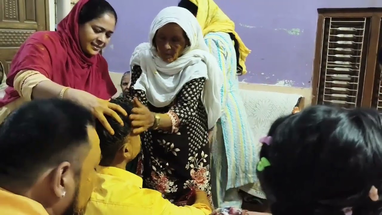 Through back video haldi function ( memories) 