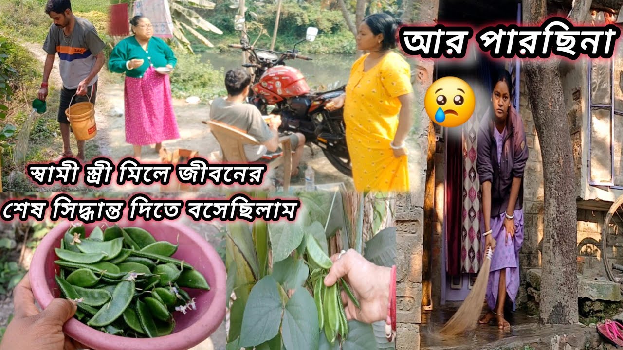 স্বামী-স্ত্রী দুজনে আজ জীবন থেকে অতিষ্ঠ হয়ে শেষ সিদ্ধান্ত নিতে বসেছিলাম,আর পারছিনা #vlog #blog 