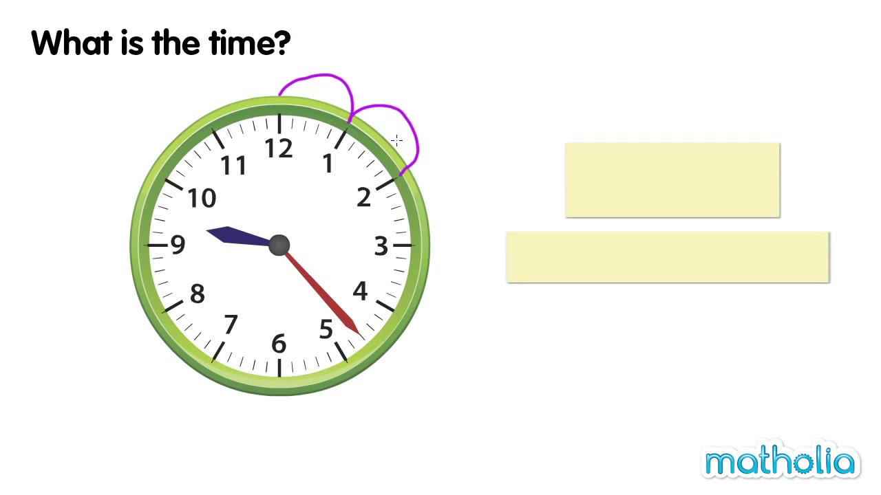 Telling Time ('Past' and 'To')