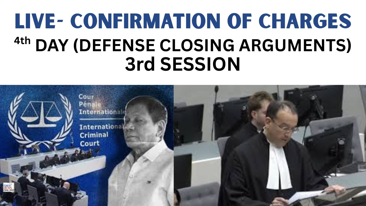 LIVE CONFIRMAITION OF CHARGES DAY (2nd SESSION)