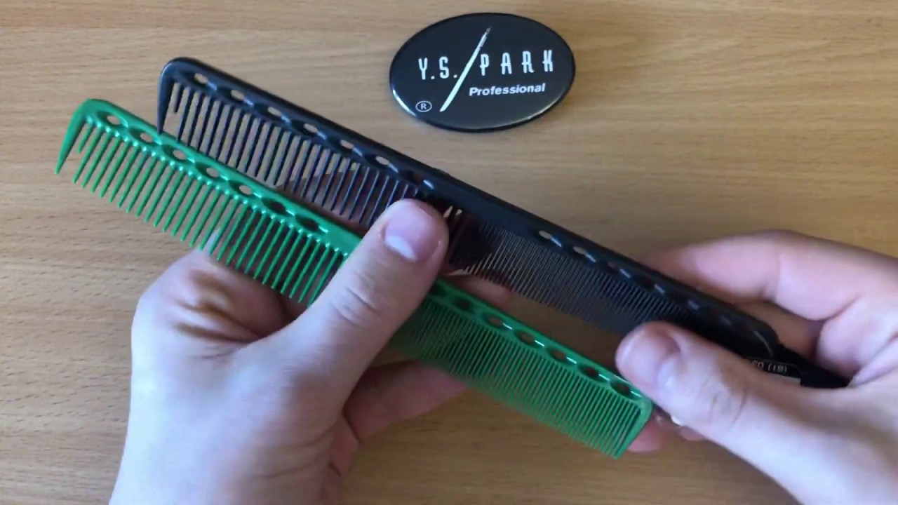 Карбоновая Расческа Y.S. Park 339 и обычная Y.S. Park 339