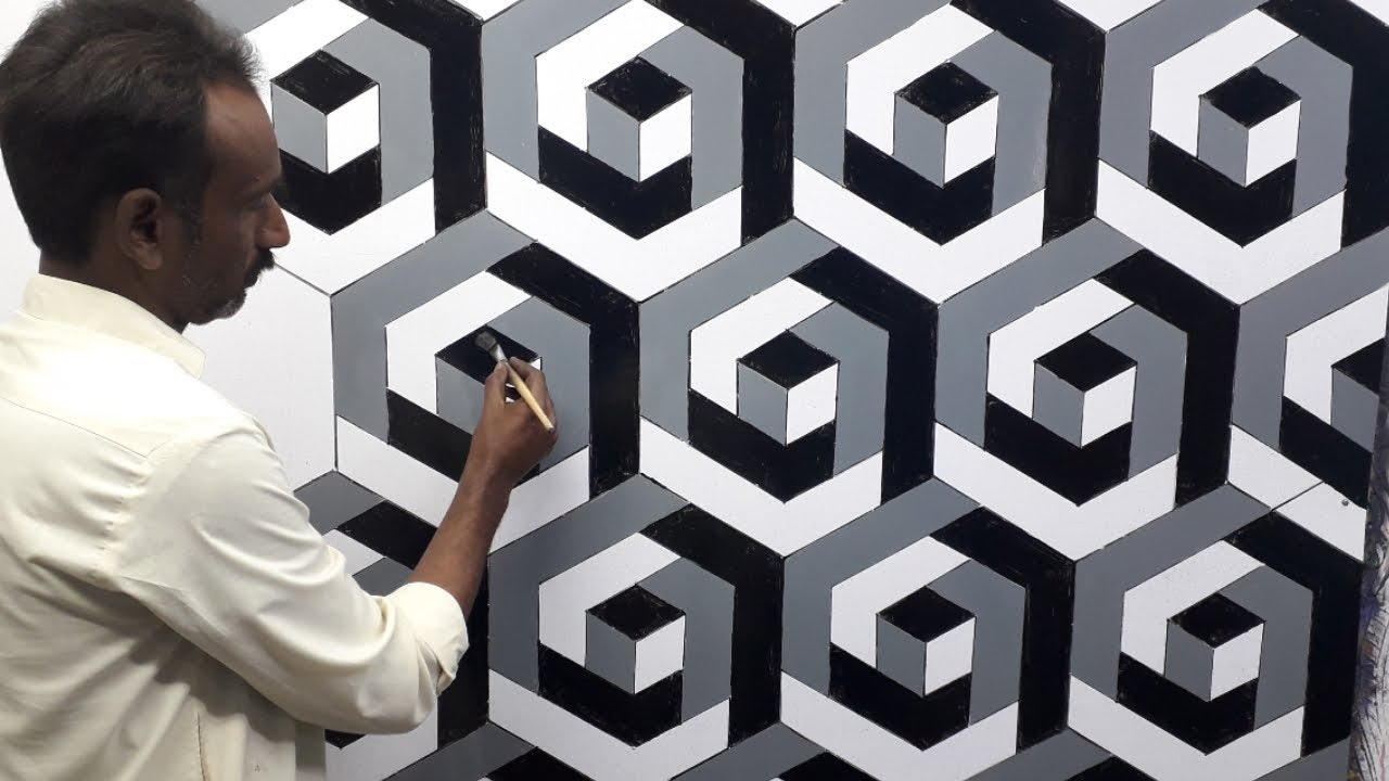 3d wall texture design | 3d wall painting | 3d wall decoration effect design ideas | interior design