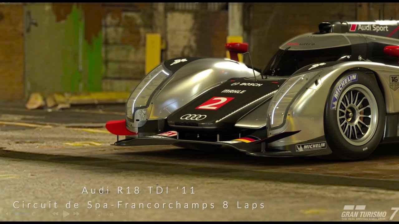 GT7 Audi R18 TDI '11 Circuit de Spa Francorchamps