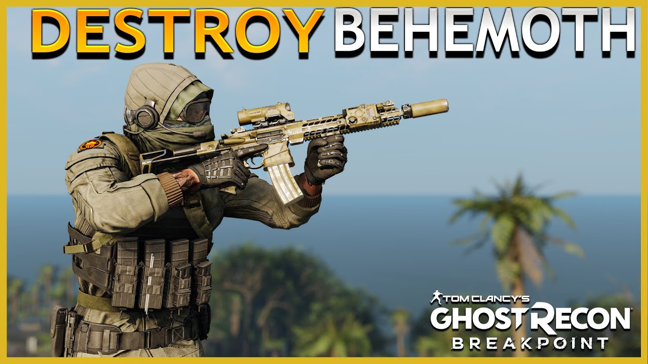 Ghost Recon Breakpoint | Destroy Behemoth in Test Zone - Tactical and Stealth Kill Gameplay