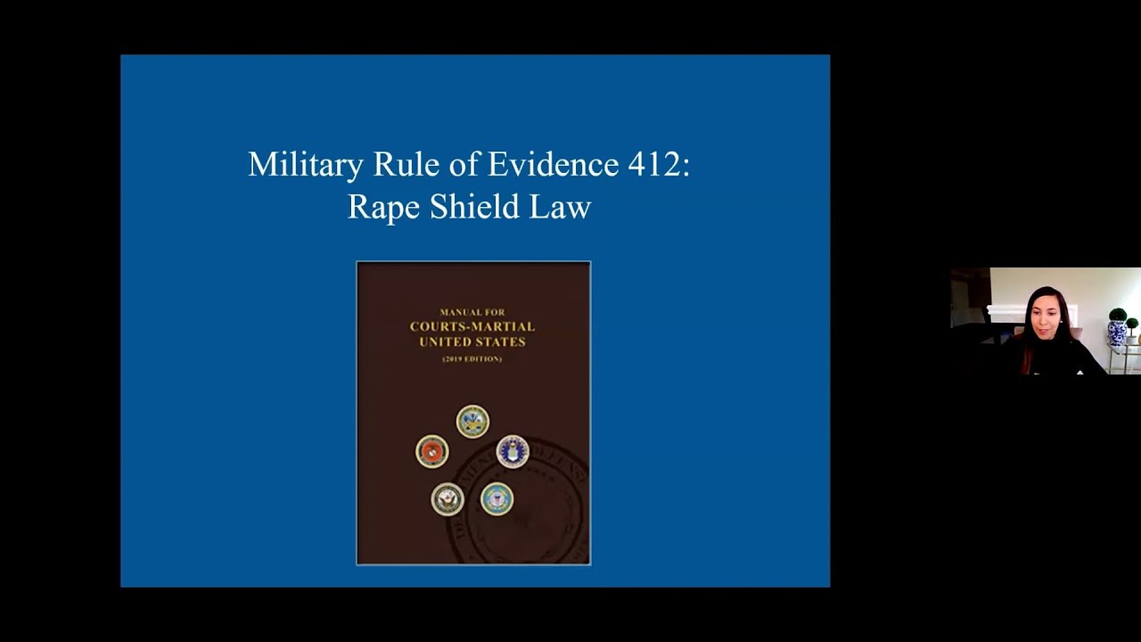 MRE 412 - Rape Shield Law