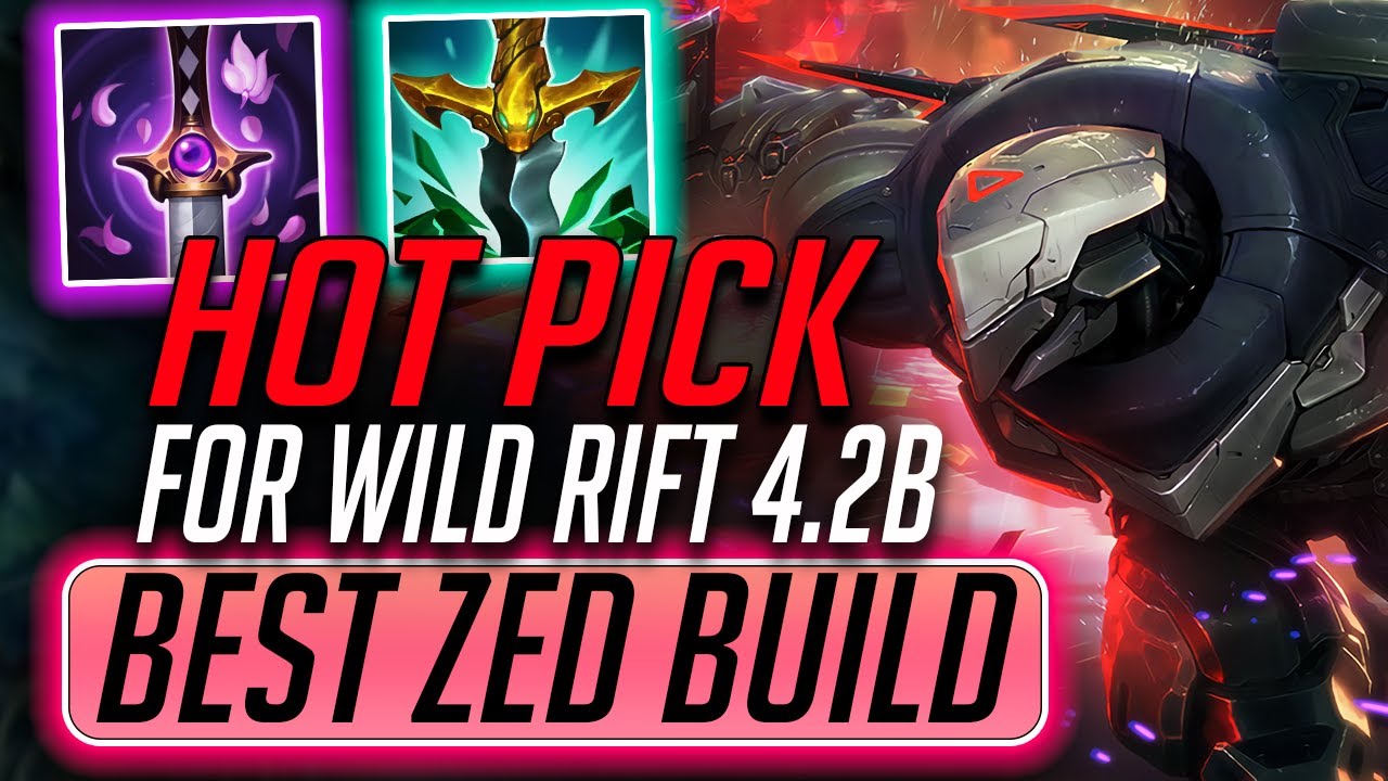 WILD RIFT ZED BROKEN AF ON 4.2B (BEST ITEM BUILD)