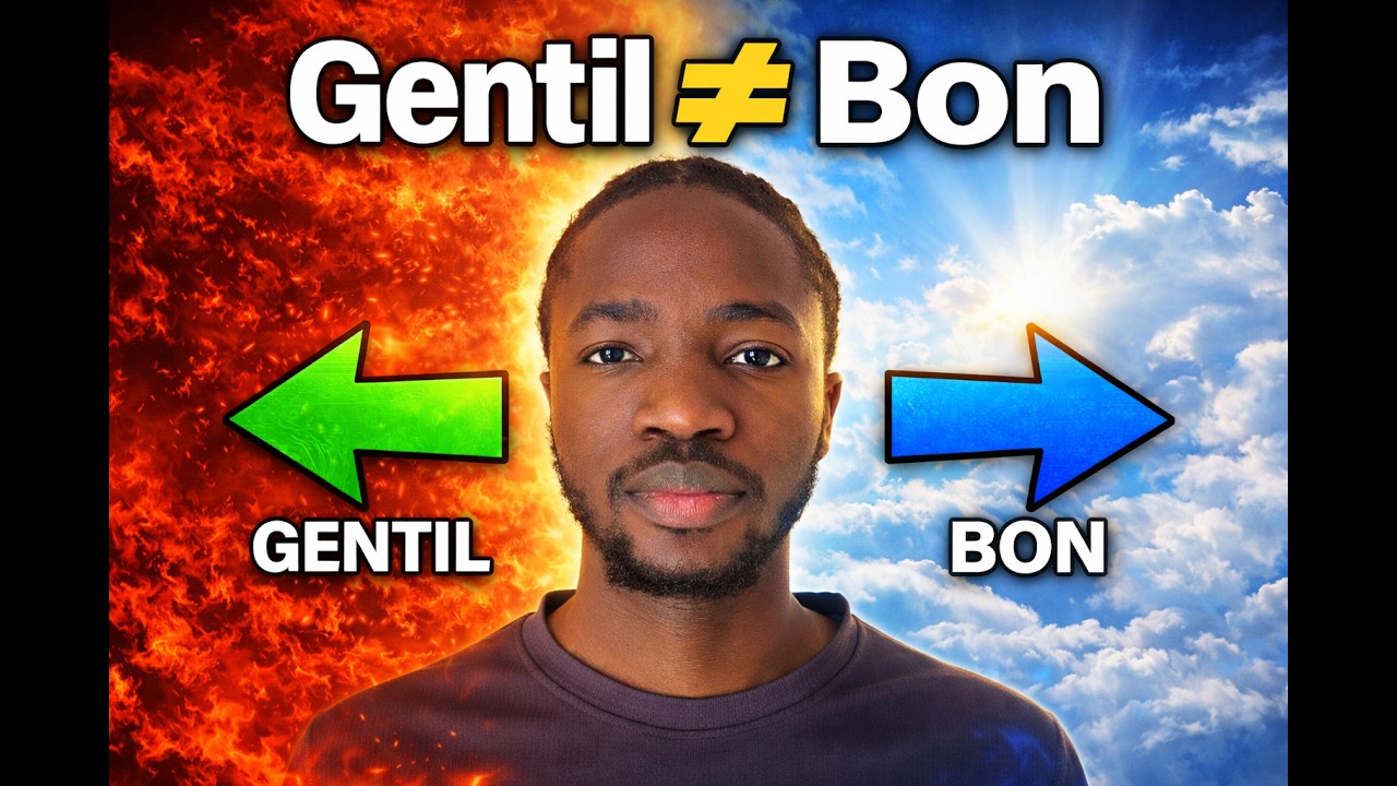 On t’a menti  être gentil n’est pas être bon