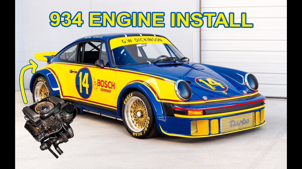 Al Holbert's IMSA Porsche 934 Engine Installation