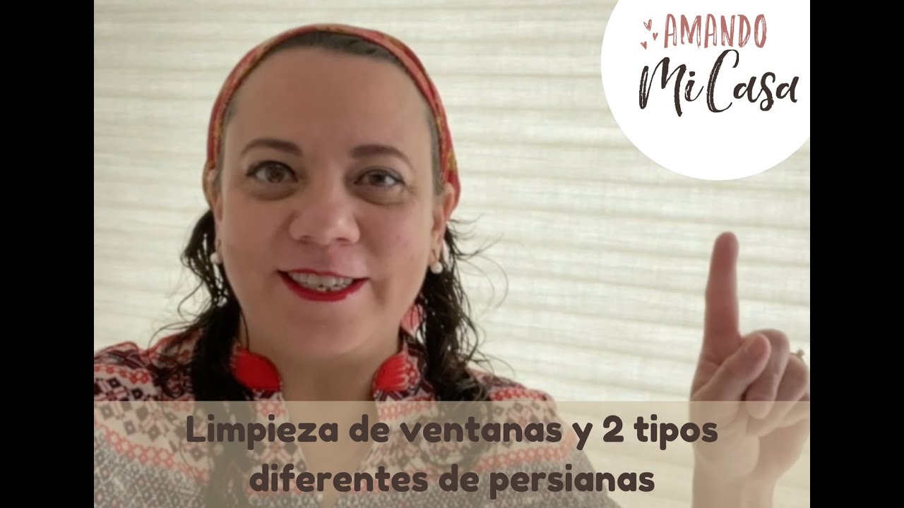 Limpieza de ventanas y 2 tipos de persianas sin ingredientes tóxicos / Amando mi Casa