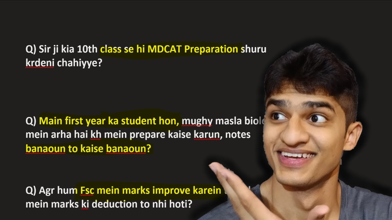 The frequently asked MDCAT questions | Part 2