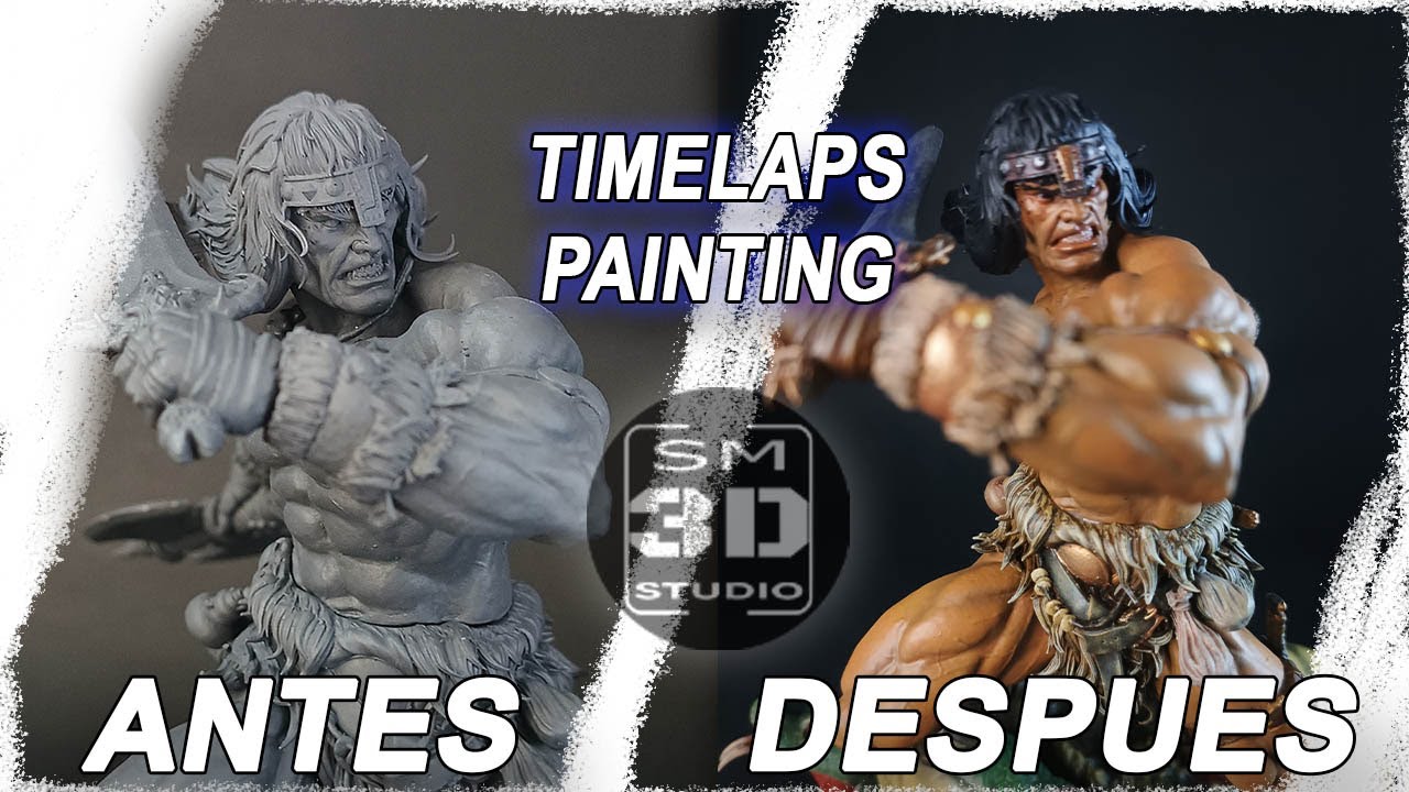 Como Lo Pinte TimeLaps Conan The Barbarian
