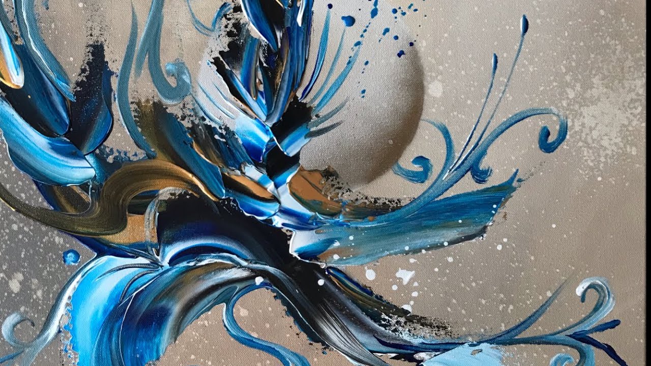 Apprendre à peindre / démonstration de peinture